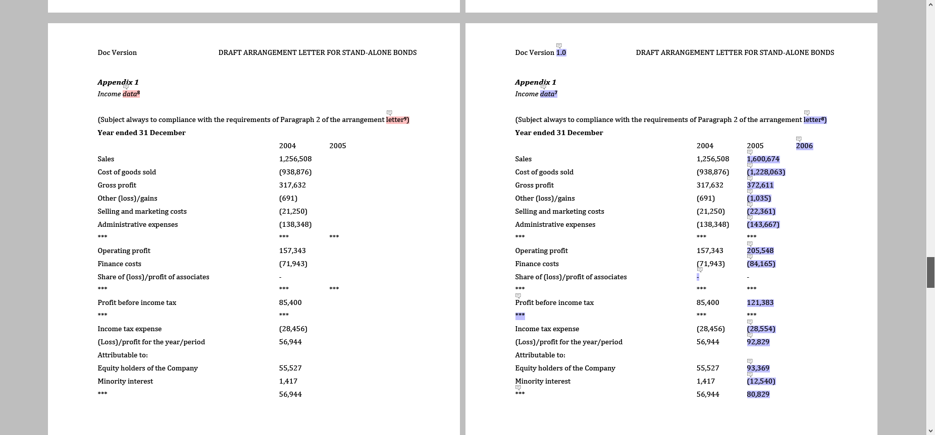 compare two pdf files